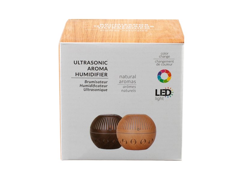 Υγραντήρας Υπερήχων & Αρωματοθεραπείας με LED Φωτισμό και Διακόπτη Αφής - Ultrasonic Aroma Diffuser Humidifier σε Διάφορα Χρώματα